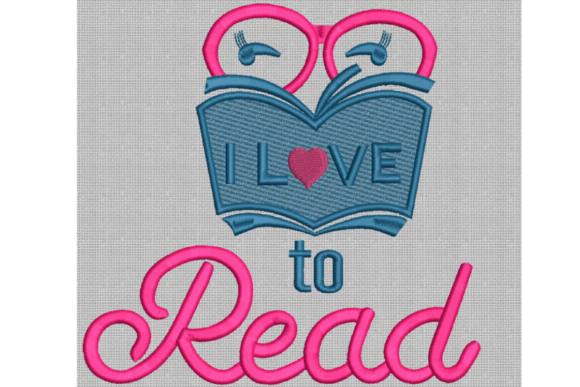 I Love to Read: A Holiday Embroidery Design Review