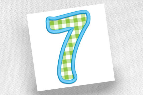 Number 7 Applique: A Designer Review for Business Merch
