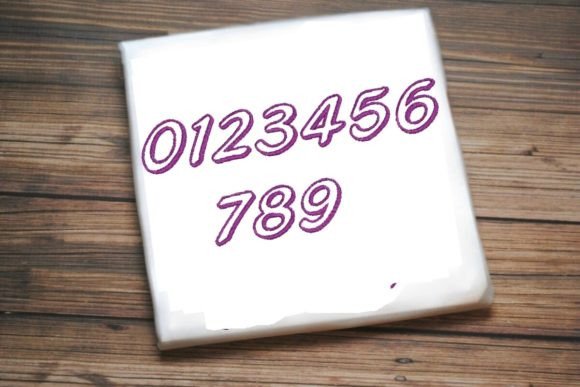 Numbers 0-9: Elegant Outline Embroidery Designs