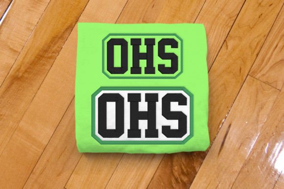 OHS High School Initials Embroidery: A Designer Review
