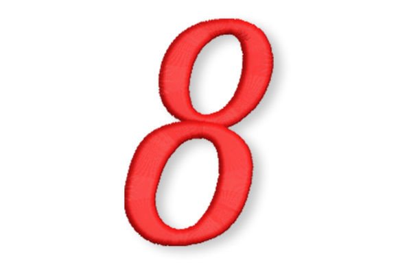 Script Embroidery Font Number Eight Review