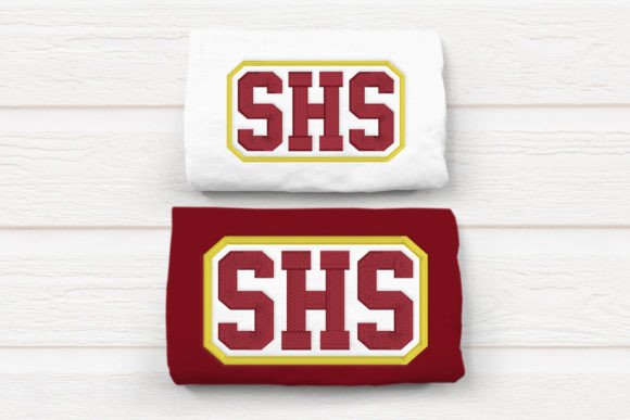 SHS High School Initials: Seasonal Embroidery Review