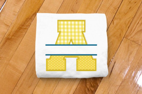 Varsity Letter A Split Applique: Holiday Design Review