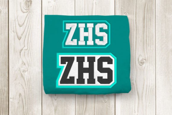 ZHS High School Initials: A Seasonal Embroidery Review